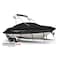 Eevelle Boat Cover DECK BOAT Ski Tower Inboard Fits 20ft 6in L up to 102in W Black SFDKSK20102-BLK - alternate 1